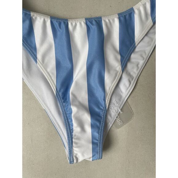Kenny Flowers Swim Sporty Bikini Bottom Carolina Striped Swimwear - Picture 3 of 9